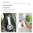 thumbnail image 2 of Mini Portable Fan, Powerful Handheld Fan, USB Rechargeable Fan for Travel Indoor Outdoor White, 2 of 5