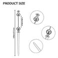 thumbnail image 2 of 16Pcs Beaded Letter Opener Metal Letter Opener Envelope Slicing Beaded Letter Opener for Gifts Office Home DIYSupplies, 2 of 6