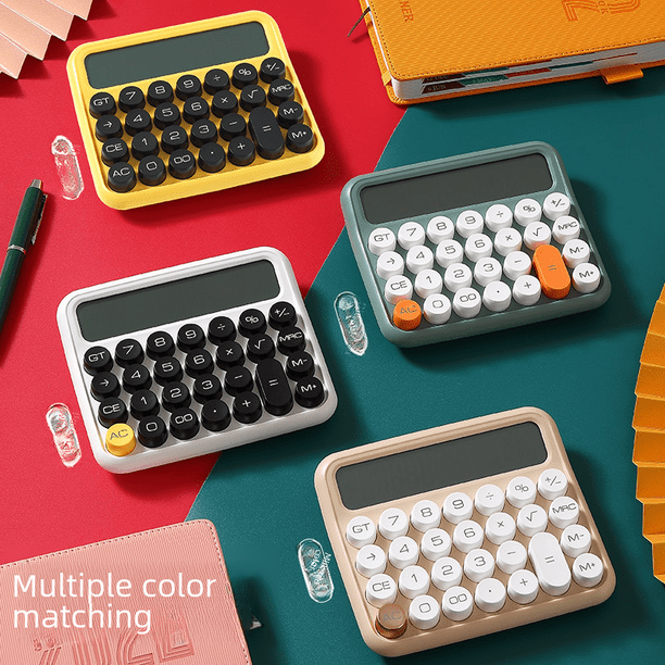 Calculadora de diosa de alto valor para oficina, voz, grande, especial, linda, mecánica, botón grande
