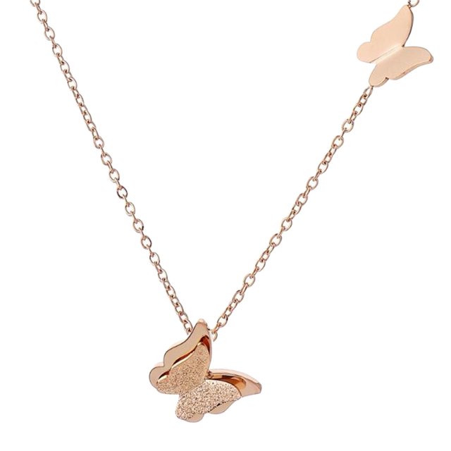 1 Pc Delicate Necklace Creative Necklace Simple Clavicle Chain Fashion Neck Chain for Woman Girl (Golden)