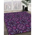thumbnail image 2 of Ahgly Company Indoor Rectangle Patterned Dark Purple Area Rugs, 7' x 9', 2 of 6