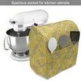 thumbnail image 2 of Butterflies Stand Mixer Cover, Romantic Flying Insect Silhouettes in Retro Style Drawn by Hand, Kitchen Appliance Organizer Bag Cover with Pockets, 5 Quarts, Tan Earth Yellow, by Ambesonne, 2 of 4