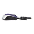 thumbnail image 2 of Verbatim Mini Travel Mouse - Mouse - optical - 3 buttons - wired - USB - purple, 2 of 5