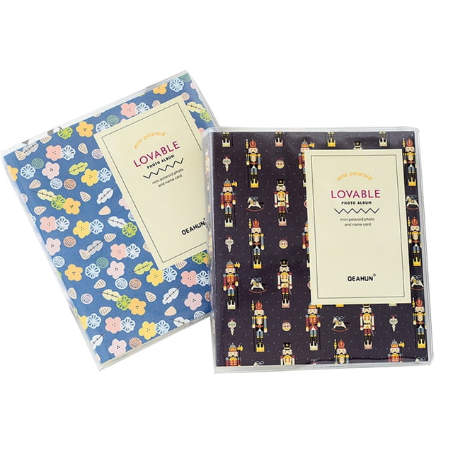 FOCUSNORM Mini Size Cartoon Pattern Printed PVC Photo Album