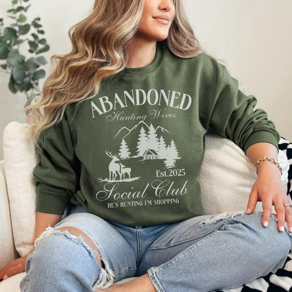 DOPASHIRT Abandoned Hunting Wives Social Club Shirt, Hello Hunting Season Goodbye Husband Shirt Hunting Weekend, Hunter'S Wife, Hunting Shirt Unisex S-5XL Hot Trending Shirt, Vintage Birthday Gift
