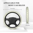 thumbnail image 3 of Fotbe Rose Funda para Volante Universal de 15 pulgadas, Accesorios para Auto para Hombre y Mujer, Protector de Volante Cómodo para SUV y Sedán, 3 of 6
