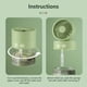 thumbnail image 4 of Moyic Ventilador de escritorio, temporizador mecánico, Control, ventiladores de niebla de agua, humidificación, electrodomésticos, humidificación Humidificadores Verde Carga verde y gt Moyic HA071161-01, 4 of 6