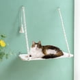 thumbnail image 7 of Mkono Cat Window Perch Boho Wall Cat Hammock Cat Bed, Pet Resting Seat Safety Space Saving Cat Shelves, 7 of 7