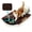 Brown, variant on Echo Craft Small Cat Litter Mat 12x12 Inch Black, 0.17 lb, Double Layer Honeycomb Litter Trapping Mat, Waterproof Non-Slip Washable Easy Clean Kitty Litter Box Floor Protector