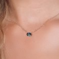 thumbnail image 3 of Gem Stone King 14K Yellow Gold Green Mystic Quartz Pendant Necklace for Women | 3.60 Cttw | Gemstone Birthstone | Oval 11X9MM | With 18 inch Chain, 3 of 6