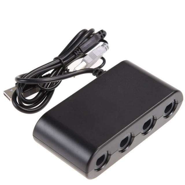 MesaSe Gamecube Controller Adapter for Wii U Connect Up to Four Gamecube Controllers Support Built-in Vibration