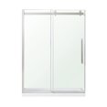 thumbnail image 2 of OVE Decors Bel Soft-Close Brushed Nickel 2-Piece 60" Base/Door Alcove Shower Kit, 2 of 19