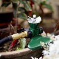 thumbnail image 2 of 1 paquete de aspersor de césped, aspersor de jardín cuadrado de Metal resistente, riego de área grande de 360 ​​grados, agua automática giratoria conectable, 2 of 5