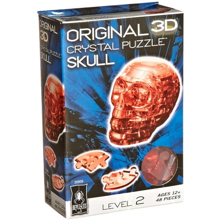 Original 3d Crystal Puzzle Skull Red Walmart Canada