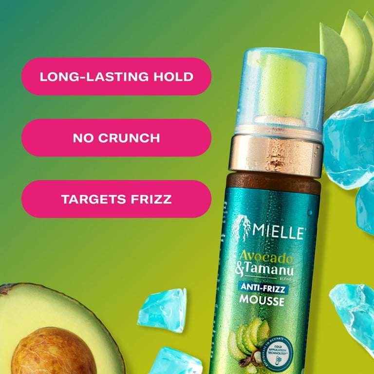 Mielle Avocado and Tamanu Anti-Frizz Mousse 7.5 fl. oz. - Walmart.com