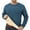 Blue, variant on Men's Thermal Shirt Fleece Lined Long Sleeve Crew Neck Basic Shirts Winter Classic Solid Warm Tops