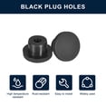 thumbnail image 2 of Unique Bargains 10 Pieces Black Plug Holes, Waterproof Button Plug Rubber Hole Plugs for, 2 of 6