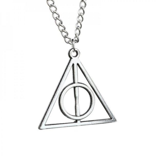 Harry Potter Jewelry for Women, Sterling Deathly Hallows Pendant