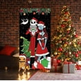 thumbnail image 4 of Jack Skellington Sally Banner Nightmare Before Christmas Decorations Door Cover Xmas Porch Door Sign Welcome Banner for Indoor Outdoor Wall Home, 4 of 7