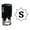 Black, variant on Printtoo R-40 Alphabet S Monogram Initial Octagon Celtic Swirl Frame Self Inking Rubber Stamp Office Stationary