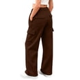 thumbnail image 3 of MLCDZ Sweatpants for Girls Wide Leg Baggy Sweat Pants Kids Casual Athletic Joggers Cute Teen Girl Clothes with Pockets Lightweight Back to School Trousers, 3 of 10