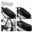 thumbnail image 3 of Funda de asiento para moto y scooter AUTUT, antideslizante, XXL, negra, 3 of 6