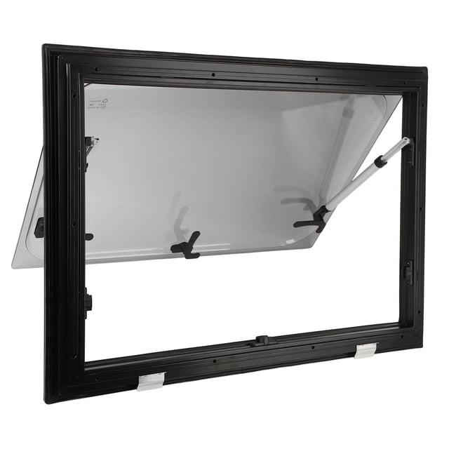 RV Side Window, RV Push Out Window Waterproof Sealing Acrylic Glass for Caravans Campers Trailers
