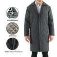 thumbnail image 2 of Alpine Swiss Mens Zach Knee Length Jacket Top Coat Trench Wool Blend Overcoat, 2 of 9