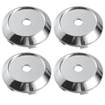 thumbnail image 1 of 70mm 6 Clips Rueda Llanta Cubo Centrales Tapas Cubierta Plateado Tono - 4uds, 1 of 1