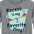thumbnail image 3 of Dr. Seuss - Recess Is My Favorite Thing - Toddler And Youth Long Sleeve Graphic T-Shirt, 3 of 6