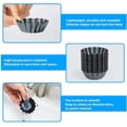 thumbnail image 4 of Molde para muffins, 12 piezas Mini moldes para tartaletas de acero al carbono, moldes para tartas, moldes para tartaletas, moldes antiadherentes para muffins, moldes para tartaletas de acero al carbono, reutilizables (01) brillar Electrónica, 4 of 5