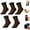 5pair-coffee, variant on 5/10 Pairs Autumn Winter Socks for Women, Thickened Fleece-Lined Self-Heating Warm Snow Socks, Cold-Proof Cozy Unisex Floor Socks for Home & Outdoor.
