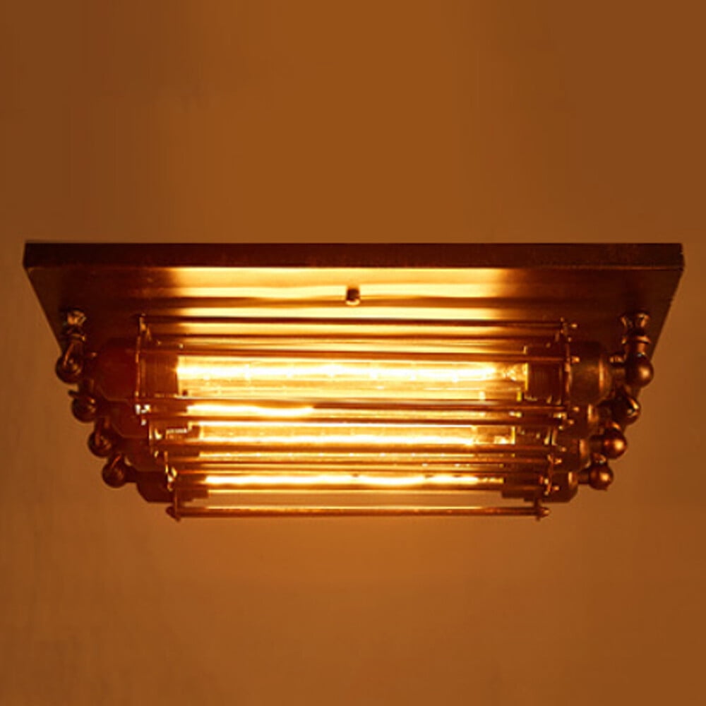 1 PCS Metal Lighting Fixture, Ceiling Light Fixture, Industrial Style Light Fixture, Voltage: 110V, 60Hz, Switch Type: Wall Switch (Not Included)