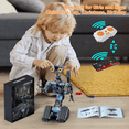 thumbnail image 6 of SENVOBK Johnny 5 RC Robot Model Toys, Johnny 5 Robot Building Block Set Compatible for Lego, Stem Educational Gift Set for Age 6 + Boys Girls(1176 Pcs), 6 of 7