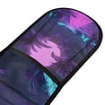 thumbnail image 4 of Yayeee Double Oven Mitt Kitchen Heat Resistant Baking 35" x7" Quilted Glove, Pink Neon Road, 4 of 6