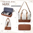 thumbnail image 2 of Gynky Travel Duffle Bag for Women Floral Weekender Bags with Shoe Compartment Carry on Overnight Bag Gym Tote Duffel Bag with Wet Pocket Hospital Bags for Travel Essentials, 2 of 9