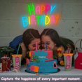 thumbnail image 2 of Letrero de neón LED Happy Birthday Ecluloriven 40 x 25 cm USB, 2 of 8