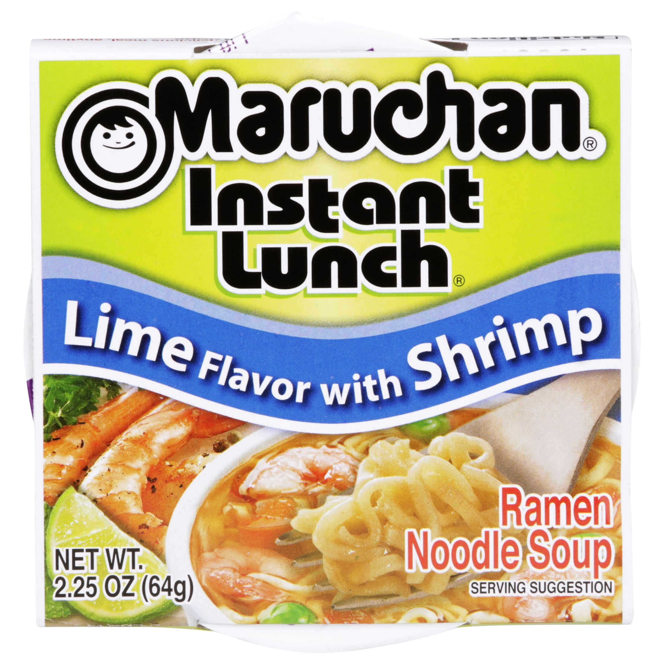 Maruchan Instant Lunch Lime Flavor with Shrimp, 2.25 oz Soup
