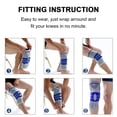 thumbnail image 5 of Knee Brace Support Compression Sleeve with Side Stabilizers + Silicone Patella Gel Pad for Meniscus Tear,Arthritis,Jogging,Sports,Running, 5 of 7