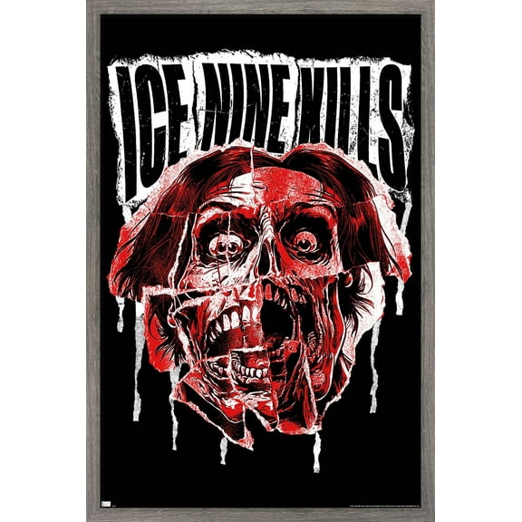 Ice Nine Kills - Scream Face Wall Poster, 22.375" x 34" Framed