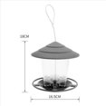 thumbnail image 4 of 2X Comederos para Pájaros Al Aire Libre Colgante A Prueba de Ardillas Fácil de Limpiar y Llenar Comedero Ajustable Dispensador de Orificios Múltiples Soporte para Alimentos A, 4 of 6