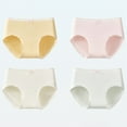 thumbnail image 2 of shoper Teen Girls' Underwear Soft Fabri Comfort Fit for Growing Girls Everyday Back to School Wear (4-Pack Set) Mint Green M, 2 of 4