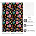thumbnail image 2 of 2 Pcs Pioneer Flower Floral Print Pattern Kitchen Towels, Funny Microfiber Dish Towel Set, 18" X 26" Tea Towels, 2 of 6