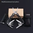 thumbnail image 1 of Foldable Multi-Functional Steel Pliers with Sharp Blade - Compact, Durable Hand Tool for Outdoor Camping & Home Use, High-Quality Construction from Yangjiang Hardware, GHQ Silver Finish, 1 of 5