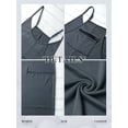 thumbnail image 3 of STARVNC Women Solid Color V Neck Sleeveless Pockets Jumpsuit, 3 of 9