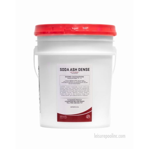 Leisure Pool pH Increaser (Soda Ash) | 50 lb. Pail