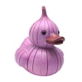 thumbnail image 1 of Figura de pato, resina, linda escultura de pato en 3D para estantería, cocina o sala de estar Pato Cebolla, 1 of 9