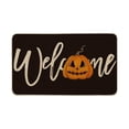 thumbnail image 1 of Felpudo Artoid Mode Black Pumpkin Halloween Welcome 43 x 74 cm, 1 of 6