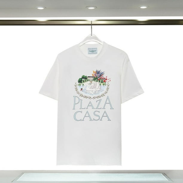Casablanca 23 primavera y otoño nuevo estilo Fantasy Gate Starry Sky Castle casa carta logo manga larga pareja sudadera8199 blanco