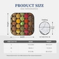 thumbnail image 3 of Bingfone Spices And Herbs Print 2-Piece Sun Shade Front Windshield - Foldable Car Front Window Sunshades For Most Sedans Suv Truck - Large, 3 of 7